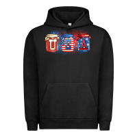 Pigment Black usa mason jars Urban Hoodie - Zillion Design Studio
