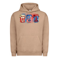 Pigment Burro usa mason jars Urban Hoodie - Zillion Design Studio