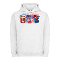 Pigment Lunar Rock usa mason jars Urban Hoodie - Zillion Design Studio