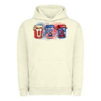 Pigment Pistachio usa mason jars Urban Hoodie - Zillion Design Studio