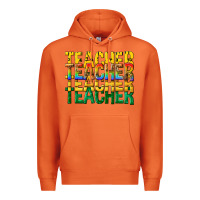Carrot teacher teacher teacher Premium Hoodie - texasbilliewilder