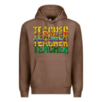 Chestnut teacher teacher teacher Premium Hoodie - texasbilliewilder