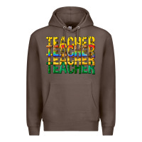 Coffee teacher teacher teacher Premium Hoodie - texasbilliewilder