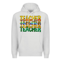 Dove Grey teacher teacher teacher Premium Hoodie - texasbilliewilder