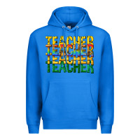 True Royal teacher teacher teacher Premium Hoodie - texasbilliewilder