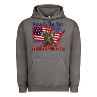 Pigment Tornado home of the free because of the brave Urban Hoodie - Zillion Design Studio