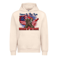 Sandshell home of the free because of the brave Urban Hoodie - Zillion Design Studio