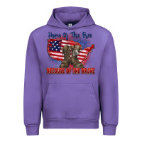 Tulip home of the free because of the brave Urban Hoodie - Zillion Design Studio