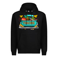 Black teacher truck Premium Hoodie - texasbilliewilder