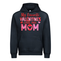 Navy my favorite valentine call me mom Urban Hoodie - texasbilliewilder