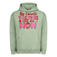 Pigment Oil Green my favorite valentine call me mom Urban Hoodie - texasbilliewilder