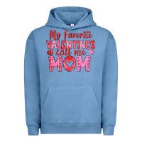 Pigment Pebble Blue my favorite valentine call me mom Urban Hoodie - texasbilliewilder