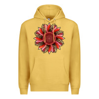Antique Gold valentine's day sunflower Premium Hoodie - RanaPortraitStore