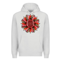 Dove Grey valentine's day sunflower Premium Hoodie - RanaPortraitStore