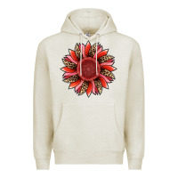 Oatmeal Heather valentine's day sunflower Premium Hoodie - RanaPortraitStore