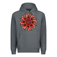 Rock valentine's day sunflower Premium Hoodie - RanaPortraitStore