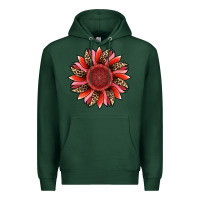 Sports Green valentine's day sunflower Premium Hoodie - RanaPortraitStore