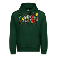 Forest Green got a little cajun in my soul Urban Hoodie - texasbilliewilder