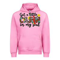 Fuchsia Pink got a little cajun in my soul Urban Hoodie - texasbilliewilder