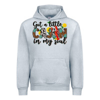 Heather Grey got a little cajun in my soul Urban Hoodie - texasbilliewilder