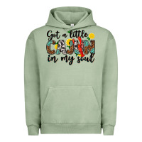Pigment Oil Green got a little cajun in my soul Urban Hoodie - texasbilliewilder