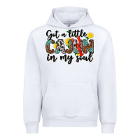 White got a little cajun in my soul Urban Hoodie - texasbilliewilder
