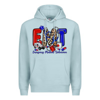 Blue Mist emt emergency medical technician Premium Hoodie - Zillion Design Studio