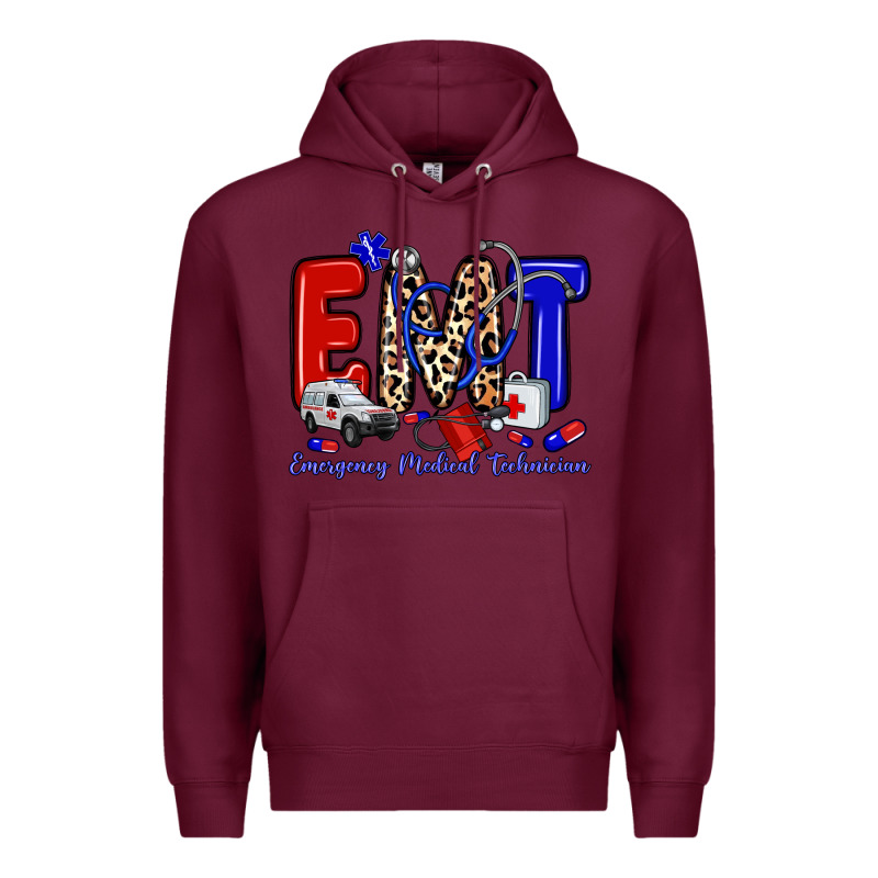 Emt Emergency Medical Technician Premium Hoodie by Zillion Design Studio | Teevron