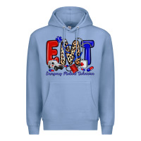 Colony Blue emt emergency medical technician Premium Hoodie - Zillion Design Studio