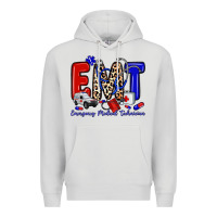 Dove Grey emt emergency medical technician Premium Hoodie - Zillion Design Studio