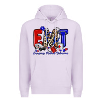 Lilac emt emergency medical technician Premium Hoodie - Zillion Design Studio
