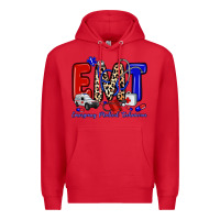 Red emt emergency medical technician Premium Hoodie - Zillion Design Studio