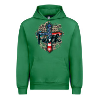 Emerald faith usa Urban Hoodie - Zillion Design Studio