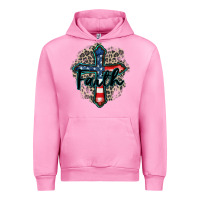 Fuchsia Pink faith usa Urban Hoodie - Zillion Design Studio