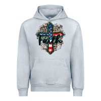 Heather Grey faith usa Urban Hoodie - Zillion Design Studio