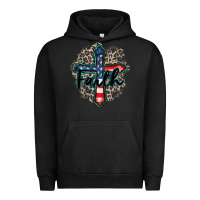Pigment Black faith usa Urban Hoodie - Zillion Design Studio