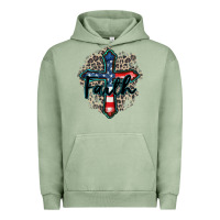 Pigment Oil Green faith usa Urban Hoodie - Zillion Design Studio