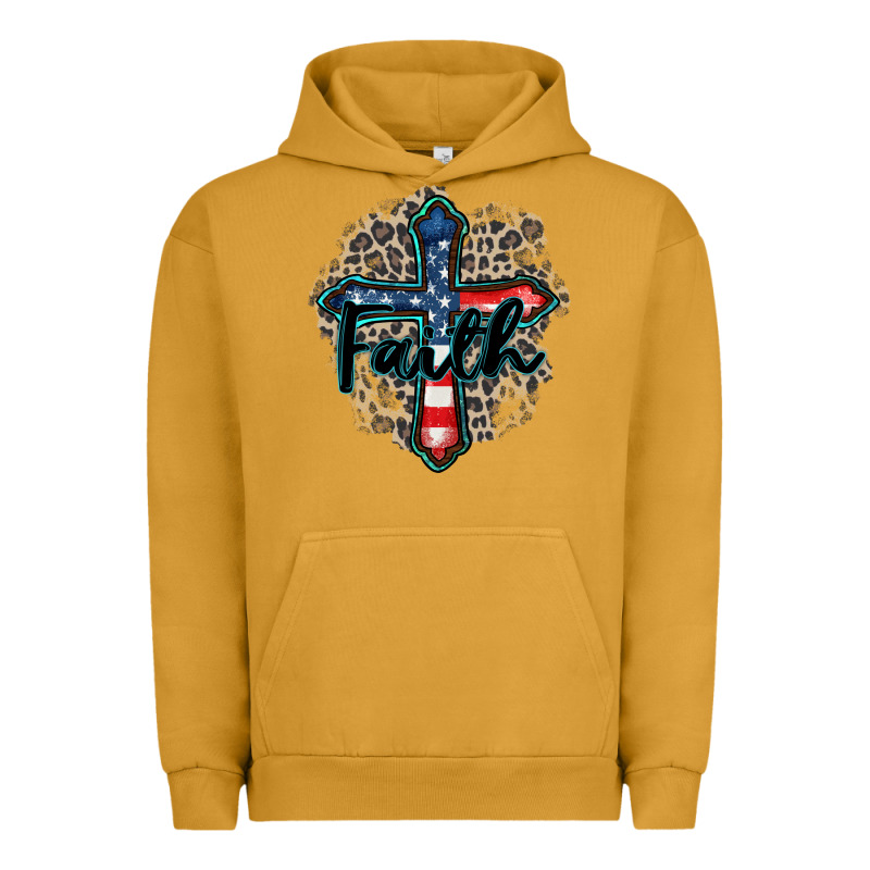 Faith Usa Urban Hoodie by Zillion Design Studio | Teevron