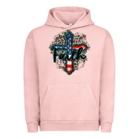 Pigment Salmon faith usa Urban Hoodie - Zillion Design Studio