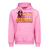 Fuchsia Pink afro black boss lady Urban Hoodie - texasbilliewilder