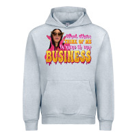Heather Grey afro black boss lady Urban Hoodie - texasbilliewilder