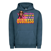 Pigment Midnight Navy afro black boss lady Urban Hoodie - texasbilliewilder