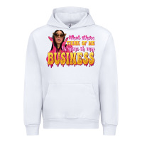 White afro black boss lady Urban Hoodie - texasbilliewilder