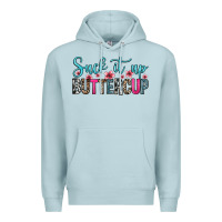 Blue Mist suck it up buttercup Premium Hoodie - Zillion Design Studio