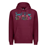 Burgundy suck it up buttercup Premium Hoodie - Zillion Design Studio