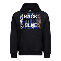 Black back the blue brushstroke Urban Hoodie - Zillion Design Studio