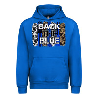Cobalt back the blue brushstroke Urban Hoodie - Zillion Design Studio
