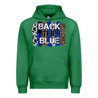 Emerald back the blue brushstroke Urban Hoodie - Zillion Design Studio