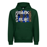 Foreset Green back the blue brushstroke Urban Hoodie - Zillion Design Studio