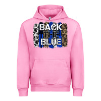 Fuchsia Pink back the blue brushstroke Urban Hoodie - Zillion Design Studio